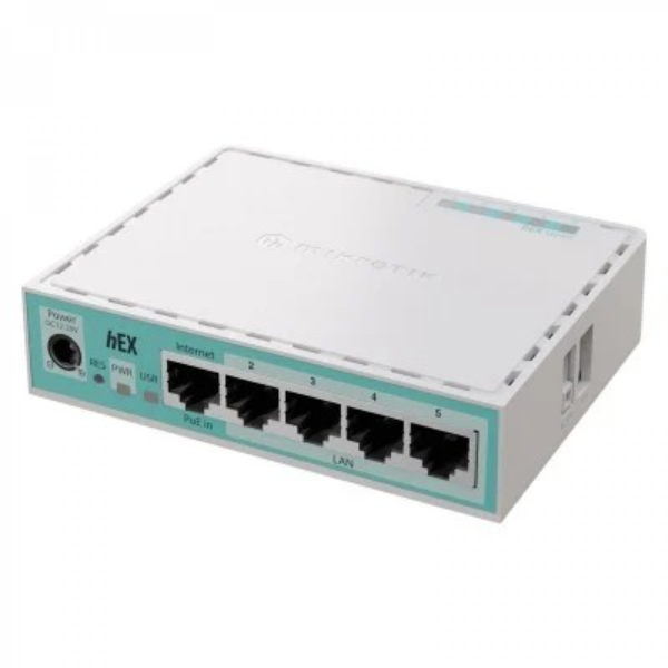 MikroTik hEX (2024 version) with RouterOS L4 license, desktop case